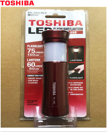 Toshiba KFL-403L; Đèn pin siêu sáng Toshiba KFL-403L cầm tay chính hãng 